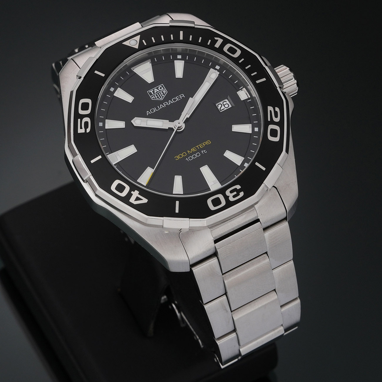 TAG HEUER(USED)태그호이어 아쿠아레이서 43 스틸 쿼츠 WAY101A